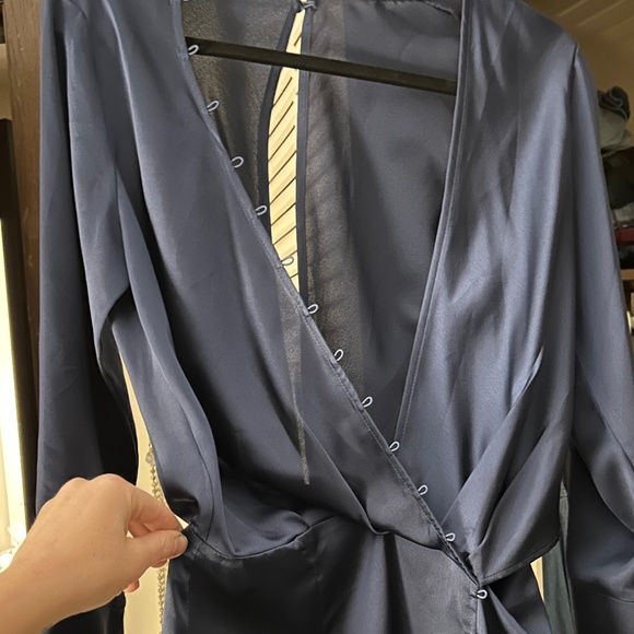 ASOS Design Mini Long-sleeve Dress - Picture 1 of 7